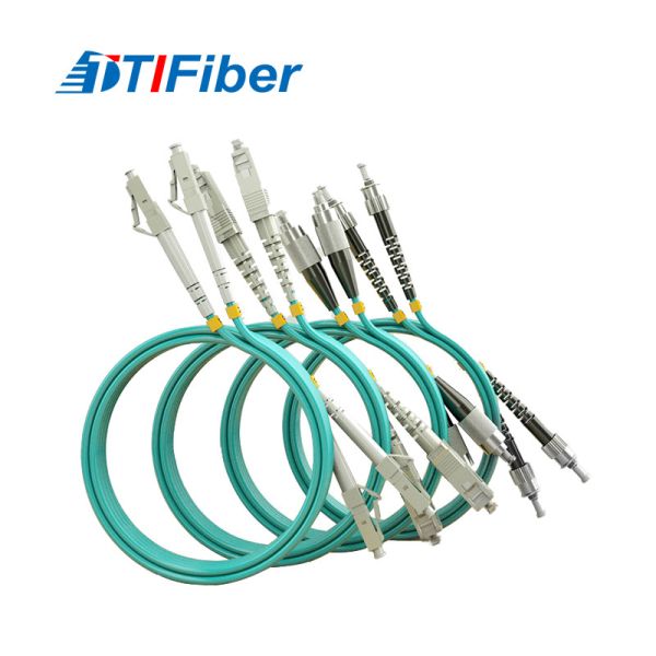 Multimode Duplex OM3 optical patch cord With 100G Data Transfer