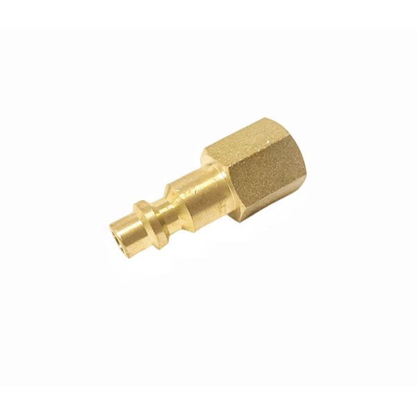 1/4" FNPT Highflowpro Brass Pipe Fitting Brass Air Plug Fitting V Style