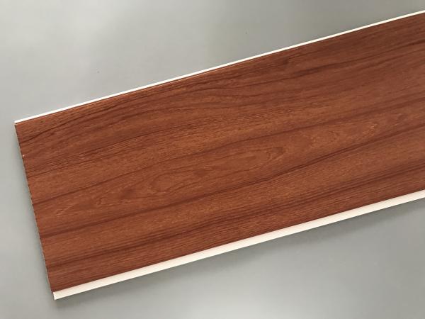 Quality Eco Friendly PVC Wood Plastic Laminate Panels Flat Shape 250 × 8mm × 5.95m for sale