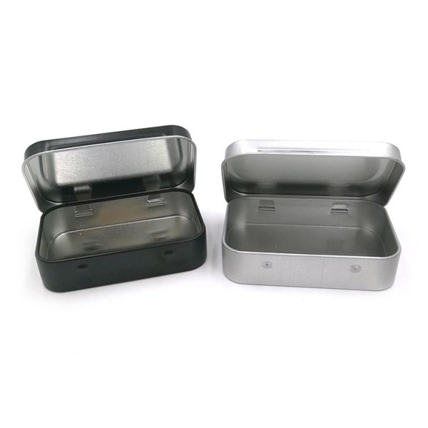 Rectangular Tin Container 4C Offset Printed Metal Tin Packaging Candy Tin Can of All Sizes