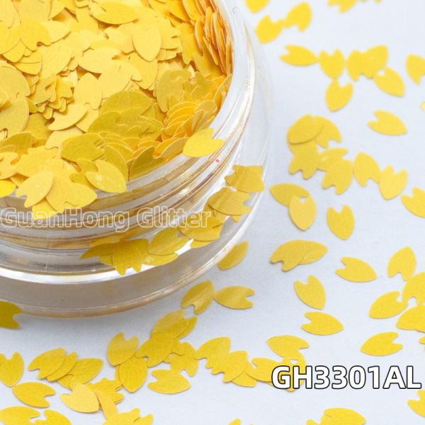 Loose Oil Based Solvent Resistance Glitter Matte Petal Shaped For For Nails Oem