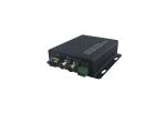 SDI Video Converter 1 ch duplex data with exterfiber transmitter and receiver