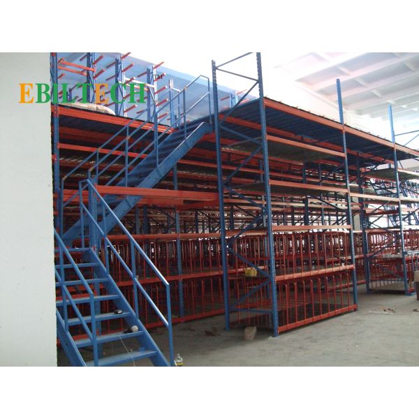 Multi Level Pallet Rack Supported Mezzanine Powder Coating or Galvanized