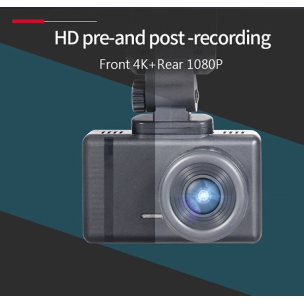 Height 7.7cm Vehicle Dash Cam Car Black Box With GPS Support WIFI