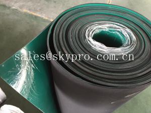 China Double layer anti-static rubber matting rolls / ESD rubber flooring sheet roll on sale