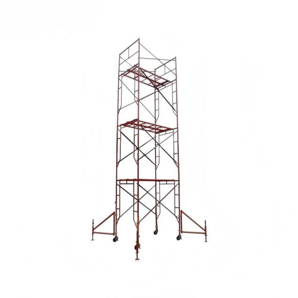 Powder Coated Steel Frame Scaffolding with Easy Assembly and Wind Load Compliance