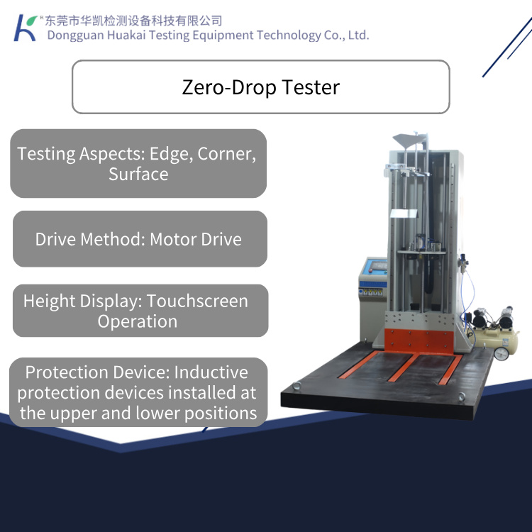 Zero Height Package Drop Tester for Laboratory Testing Equipment