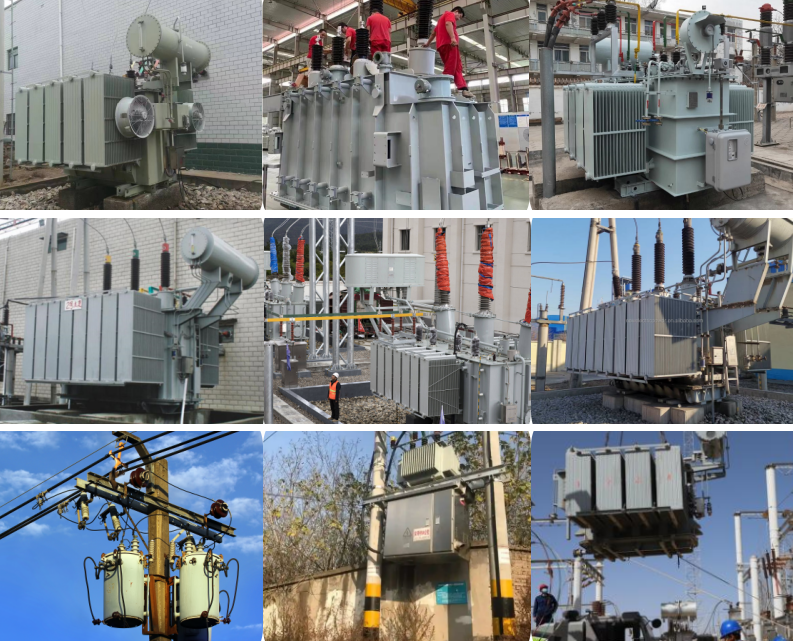 100kva 750kVA Capacity MV/HV Electric Oil Transformer 50Hz Three Phase Step up Down 10kv Input 380v/440v/13.8kv/12.5kv Output