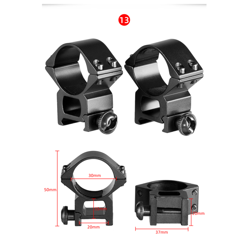 30mm 25.4mm Hunting Scope Rings And Mounts 11mm 20mm Dovetail Rail