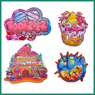 Logo Printing Custom Digital Printing Laminated Plastic Packaging Zipper Stand Up Pouch Aluminum Foil Zip Lock Pack 3.5g Smell Proof Mylar Bag