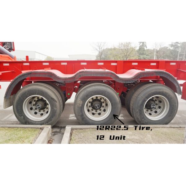 TITAN 37/40/45 Ton Sideloader Container Truck Trailer 40 Ft for Sale Manufacturer Steelbro