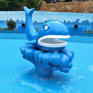 China Children'S Playground In Spanish Hotel Apartment, Whale Spray Park Decoration on sale