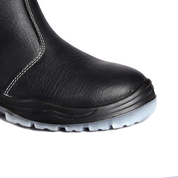 Dual Density Pu Outsole Anti Slip for Wet and Oily Environments Upper Safety Boots for Men