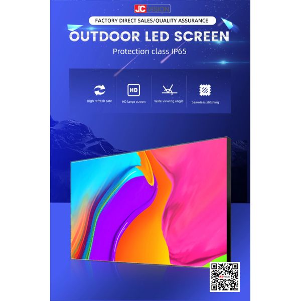 JCVISION Customized Naked Eye 3D Outdoor LED Video Wall Advertising for Shopping Malls