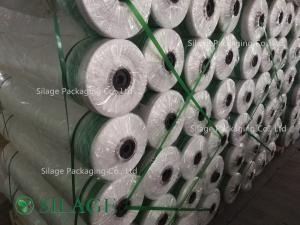 China 1.23m*2000m White Color Silage Round Bale Wrap Net for Round Bales of Silage on sale