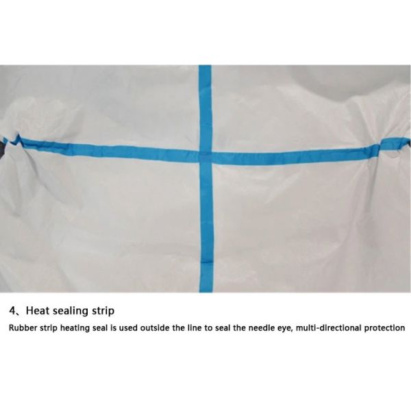 Surgical Disposable Protective Gown Non Woven Fabric PE Breathable Film soft