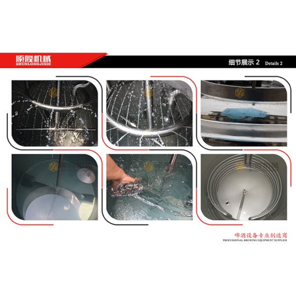 CIP System CE Passed Beer Brewing Equipment For Brewpub And Restaurant