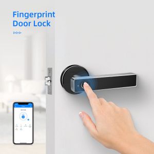 Buy cheap Wifi Smartphone Apartment Door Locks Electronic Keyless Door Lock / Fingerprint Unlock Door Locks product