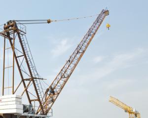China 10 Ton Small Baby Derrick Tower Crane With 30m Jib Luffing on sale