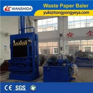 China Height 1200mm Vertical Baler Machine 15kW Vertical Bale Press For Waste Papers on sale