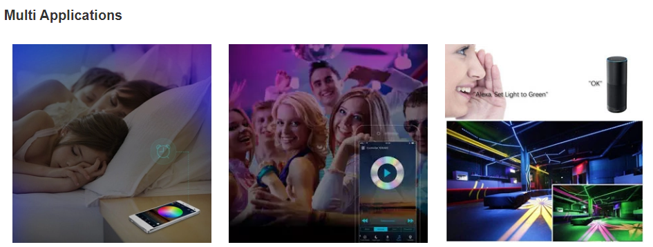 IP65 Bluetooth 25000H SMD 5050 Flexible Silicone Led Strip