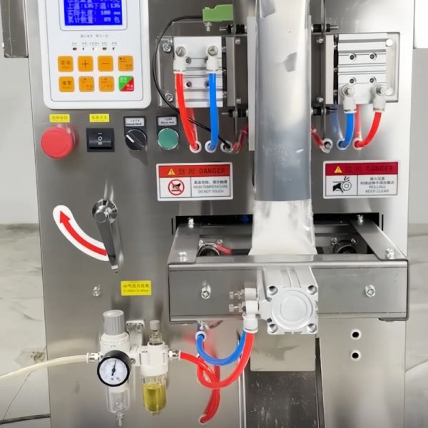 Flat Screw Automatic Powder Packing Machine 1100W Powder Filling Equipment Dust Reduction