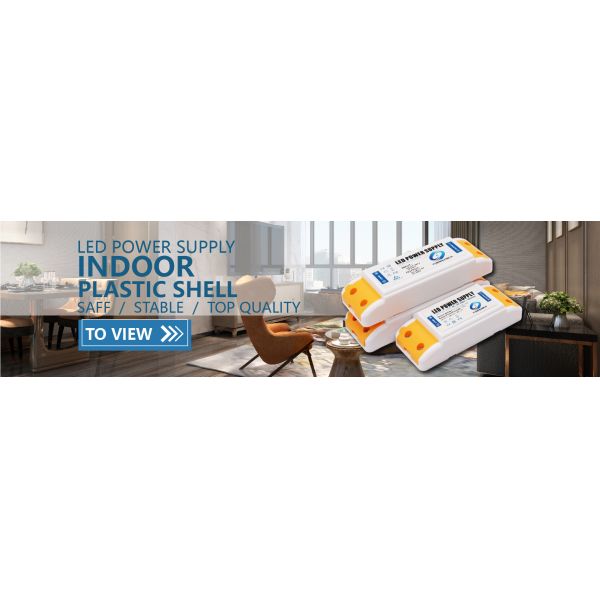 Plastic Shell 48W 12V LED Strips Power Supply Constant Voltage