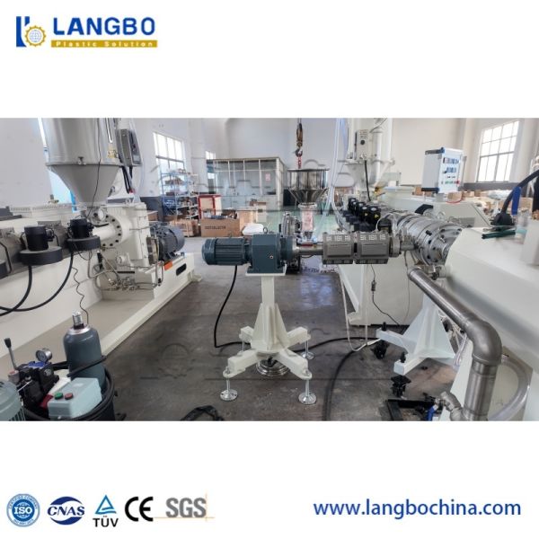 20-110mm Reinforced PPR HDPE UPVC Pipe Extrusion Machine Line , Pipe Screw Extruder Machine