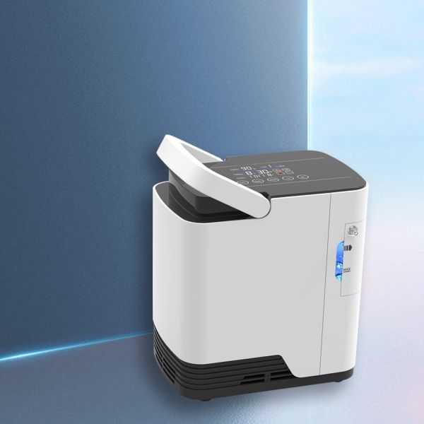 Portable 1 Litre Oxygen Concentrator Low Noise Adjustable 1L - 7L For Home Use