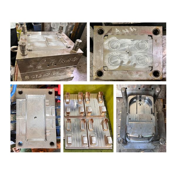 S136 High Precision Molding Design Of Double Color Plastic POM Instrument Housing Injection Mold