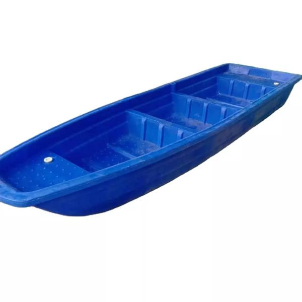 Mini Plastic Rowing Boat 2m Fishing Boat Seamless Welding Good Buoyancy Auqutic