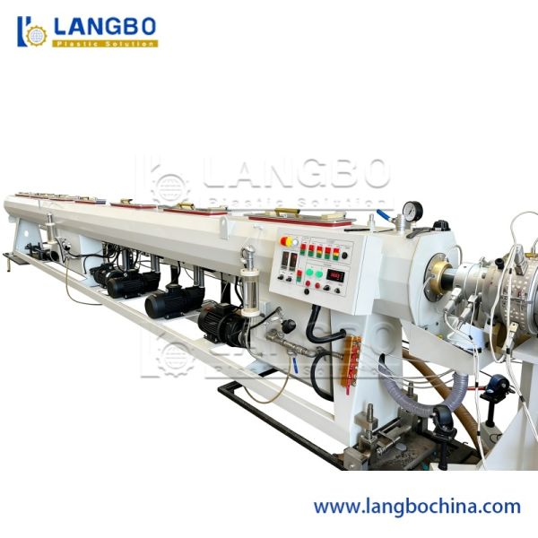 75-450mm High Production Capacity PE Pipe Extrusion Line with Planetary Cutter for Sewage Water