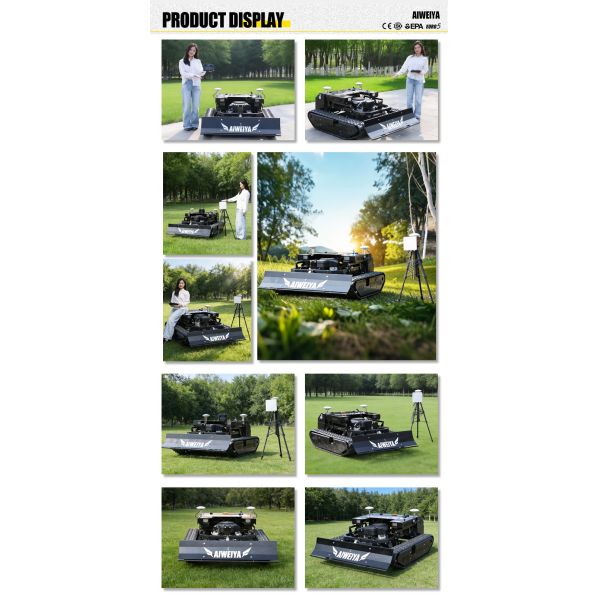 Versatile Flail Mower for All-season Lawn Maintenance, Sharp and Wear-resistant Blades, High Working Stability Lawn Mower GPS
