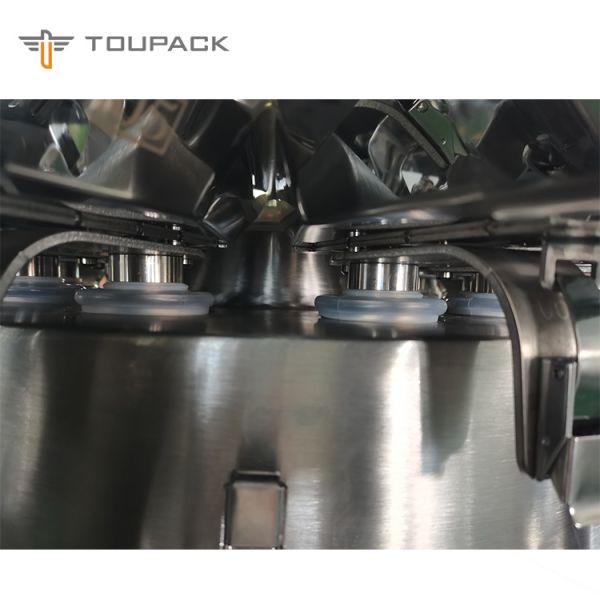 0.8L 10 Head PLC System Snack Food Packaging Machine Stainless Steel