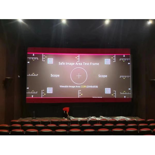 5500K Fixed Frame Screen Customized Acoustically Transparent Projector Screen