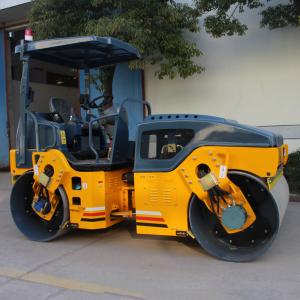 China Double Drum Vibratory 6 Ton Mini Road Roller / Highway Construction Machinery on sale