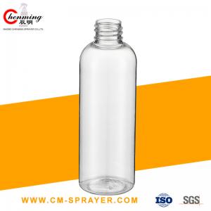 China Gel Sanitizer Hand Wash Pet Bottle Pump 250ml 100ml Clear Round Press  Container on sale