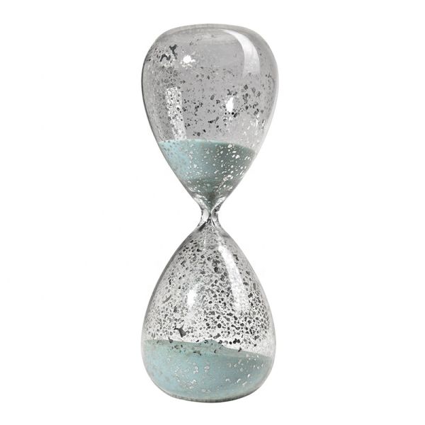 Blown Glass Hourglass Timer Decorative Sand Clock Timer