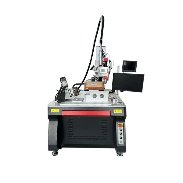 QCW Three Axis Fiber Laser Welding Machine For Metal Galvanized Sheet And Aluminum Welding