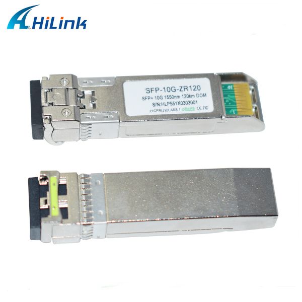 Long-Range 10G Base SFP ZR 120KM 1550NM Fiber Optic Transceiver Module Compatible with LC Connector