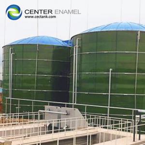 Buy cheap Green Industrial Water Tanks , Anaerobic Digestion Tank Used To Generate Electricity product