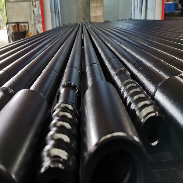 Top Hammer Rock Drilling Pipe Mining Machine Parts T45 Thread Extension Drilling Rod