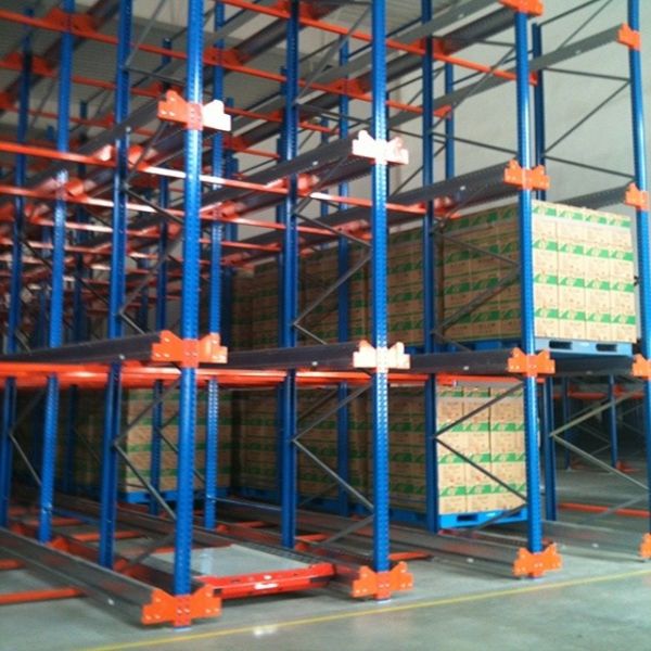 Adjustable Automated Warehouse Storage System Steel Radio Shuttle Pallet Racking