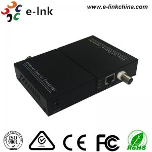 China 10 / 100M IP Camera Ethernet Over Coax Converter , Coax To Ethernet Media Converter on sale