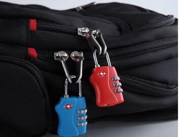 Heart Shape TSA Recognized Locks , Authorised PC Travel Combination Padlock For Suitcase