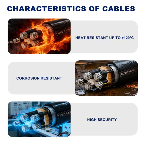 High Durability YJLHV22 Cable for Municipal, Industrial & Commercial Power Projects