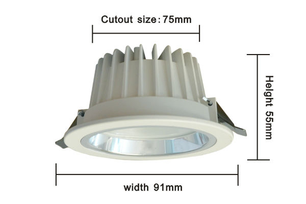 7W Down lights 2.5inch Recessed downlights