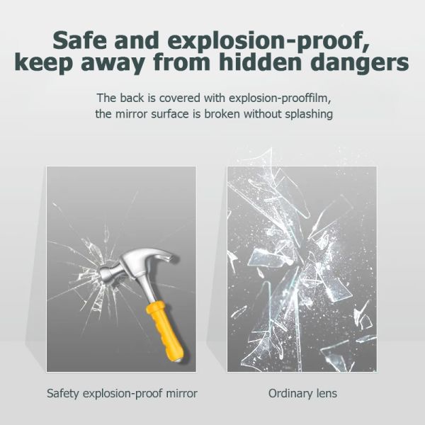 Customized Hotel Bathroom Mirror Anti Rust Round LED Bathroom Mirror IP65