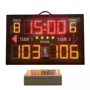 Buy cheap Aluminum Portable Electronic Scoreboard , Baseball Field Scoreboard With Carry Handle product