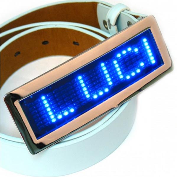 Quality hot sale flashing led belt buckle for sale